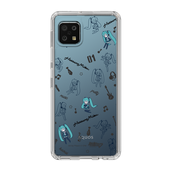 Slim Protection Case［ HATSUNE MIKU - Instrumental - Monochrome ］