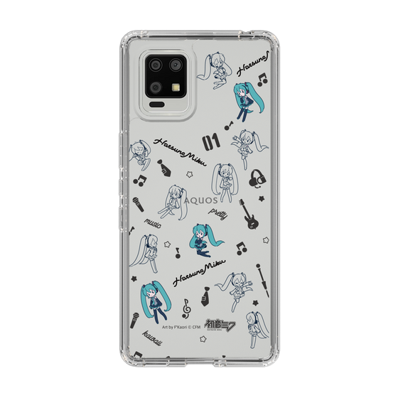Slim Protection Case［ HATSUNE MIKU - Instrumental - Monochrome ］