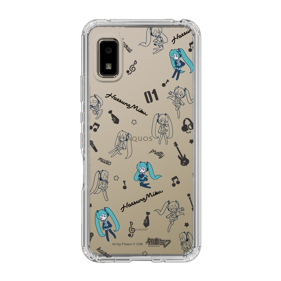 Slim Protection Case［ HATSUNE MIKU - Instrumental - Monochrome ］