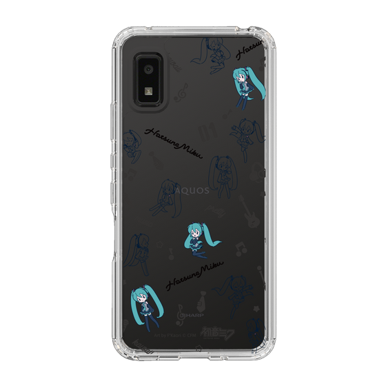 Slim Protection Case［ HATSUNE MIKU - Instrumental - Monochrome ］
