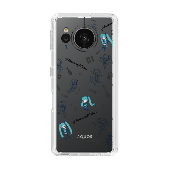 Slim Protection Case［ HATSUNE MIKU - Instrumental - Monochrome ］