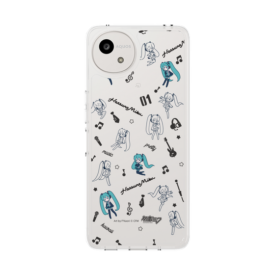 Slim Protection Case［ HATSUNE MIKU - Instrumental - Monochrome ］