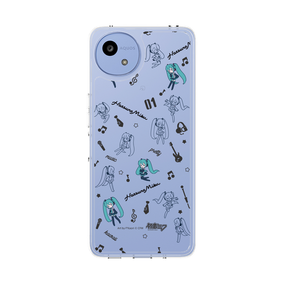 Slim Protection Case［ HATSUNE MIKU - Instrumental - Monochrome ］