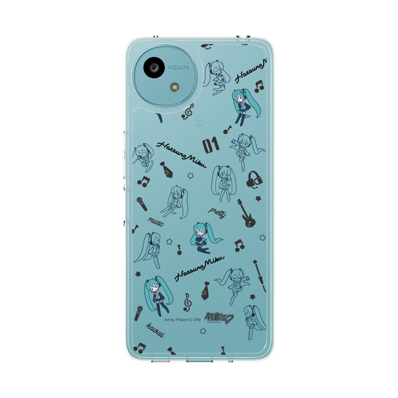 Slim Protection Case［ HATSUNE MIKU - Instrumental - Monochrome ］