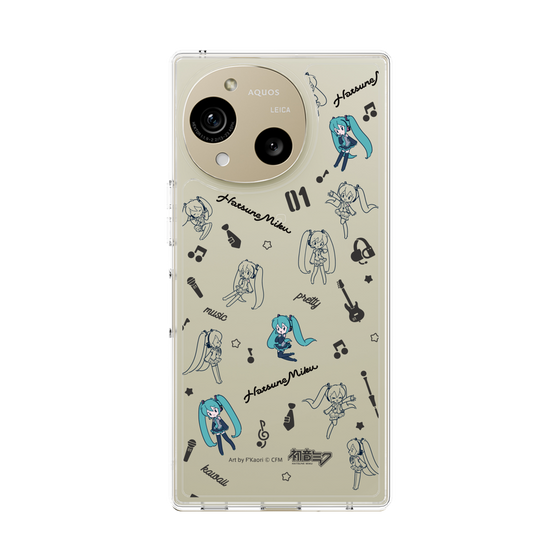 Slim Protection Case［ HATSUNE MIKU - Instrumental - Monochrome ］