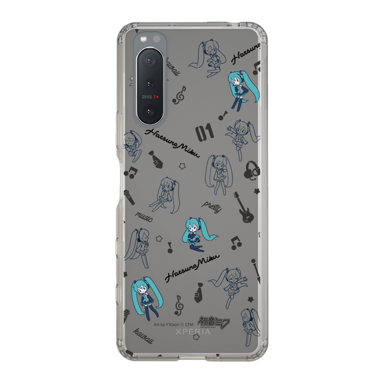 Slim Protection Case［ HATSUNE MIKU - Instrumental - Monochrome ］