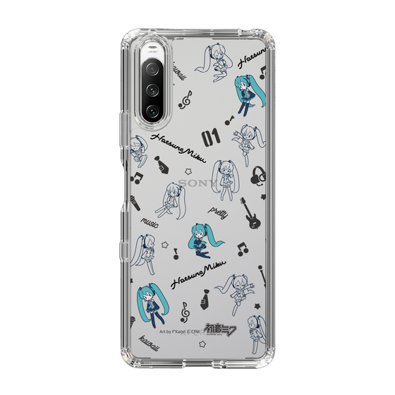 Slim Protection Case［ HATSUNE MIKU - Instrumental - Monochrome ］