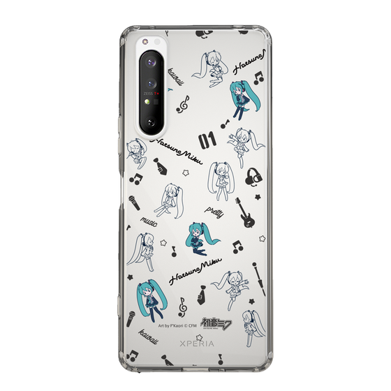 Slim Protection Case［ HATSUNE MIKU - Instrumental - Monochrome ］