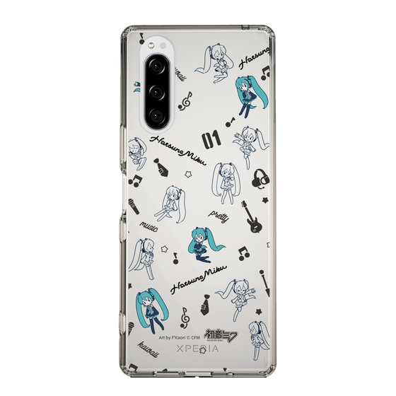 Slim Protection Case［ HATSUNE MIKU - Instrumental - Monochrome ］