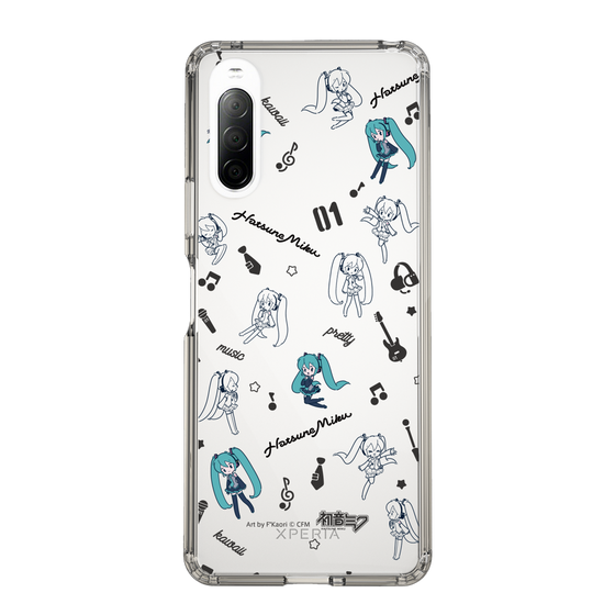 Slim Protection Case［ HATSUNE MIKU - Instrumental - Monochrome ］