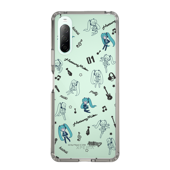 Slim Protection Case［ HATSUNE MIKU - Instrumental - Monochrome ］