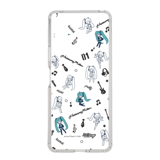 Slim Protection Case［ HATSUNE MIKU - Instrumental - Monochrome ］