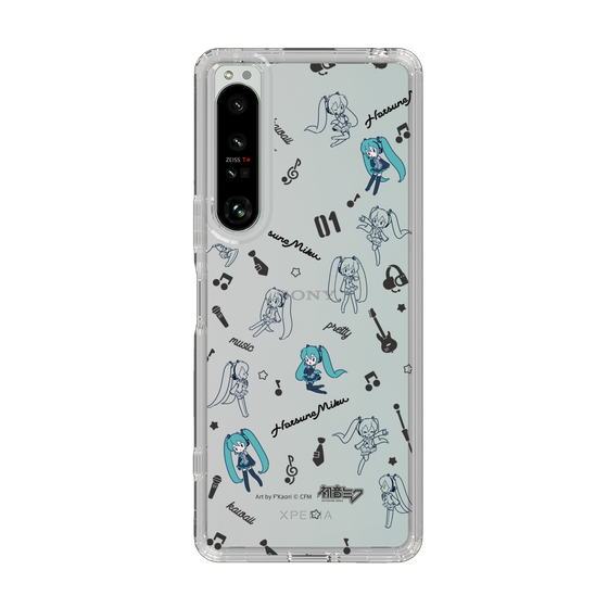 Slim Protection Case［ HATSUNE MIKU - Instrumental - Monochrome ］