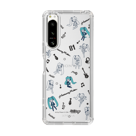 Slim Protection Case［ HATSUNE MIKU - Instrumental - Monochrome ］