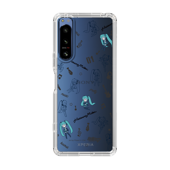 Slim Protection Case［ HATSUNE MIKU - Instrumental - Monochrome ］