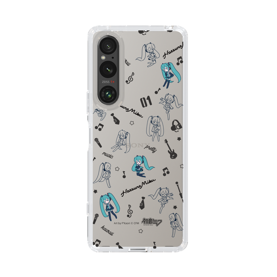 Slim Protection Case［ HATSUNE MIKU - Instrumental - Monochrome ］