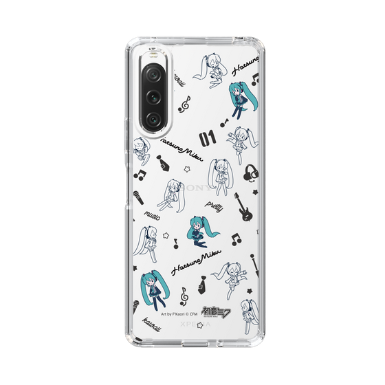 Slim Protection Case［ HATSUNE MIKU - Instrumental - Monochrome ］