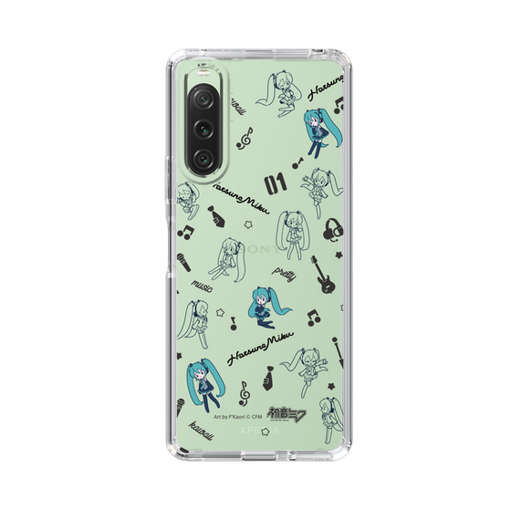 Slim Protection Case［ HATSUNE MIKU - Instrumental - Monochrome ］