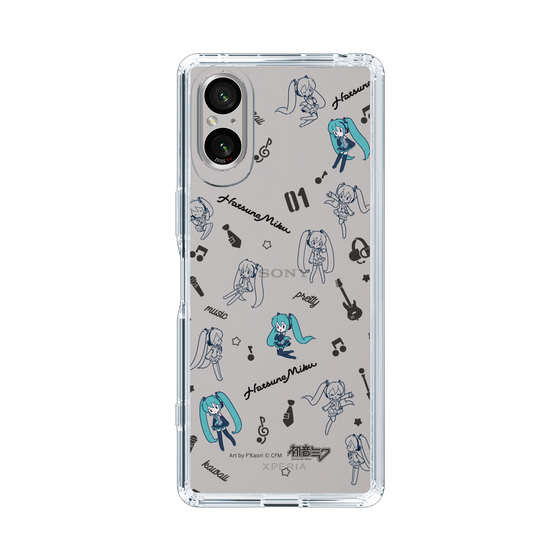 Slim Protection Case［ HATSUNE MIKU - Instrumental - Monochrome ］