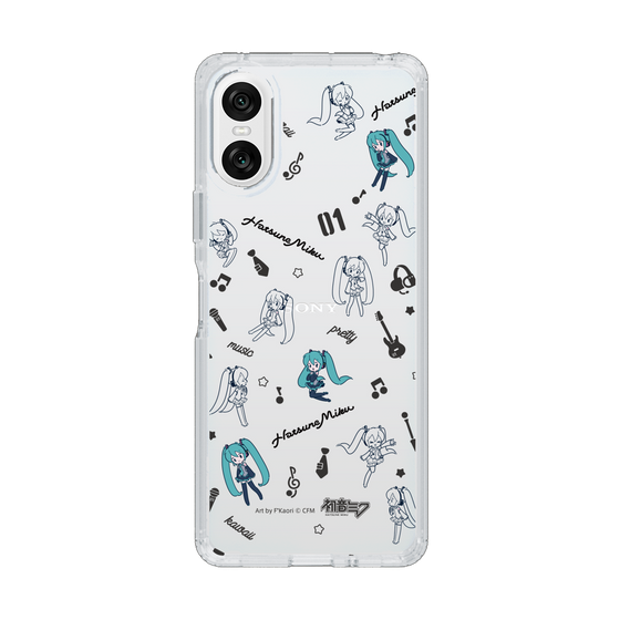 Slim Protection Case［ HATSUNE MIKU - Instrumental - Monochrome ］