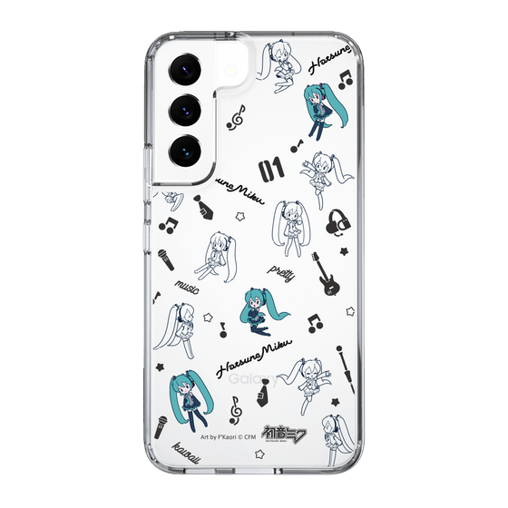Slim Protection Case［ HATSUNE MIKU - Instrumental - Monochrome ］