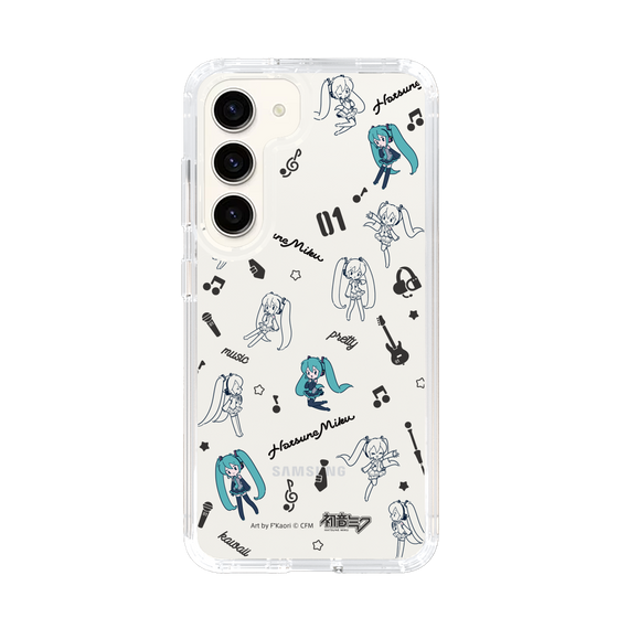 Slim Protection Case［ HATSUNE MIKU - Instrumental - Monochrome ］