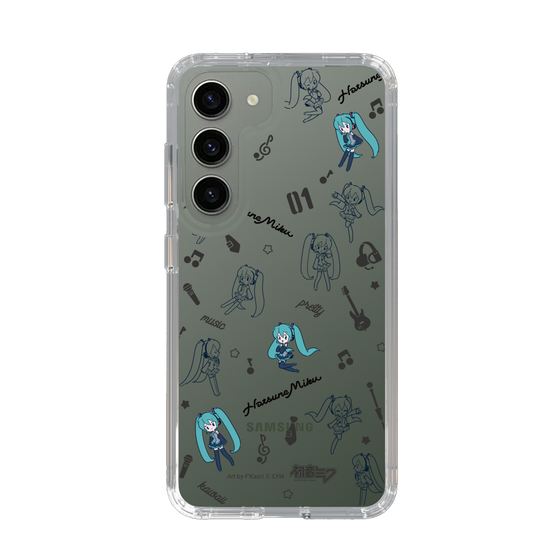 Slim Protection Case［ HATSUNE MIKU - Instrumental - Monochrome ］