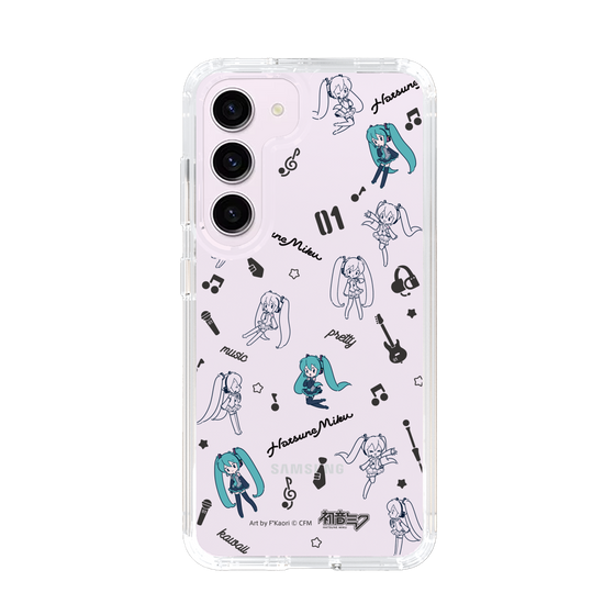 Slim Protection Case［ HATSUNE MIKU - Instrumental - Monochrome ］