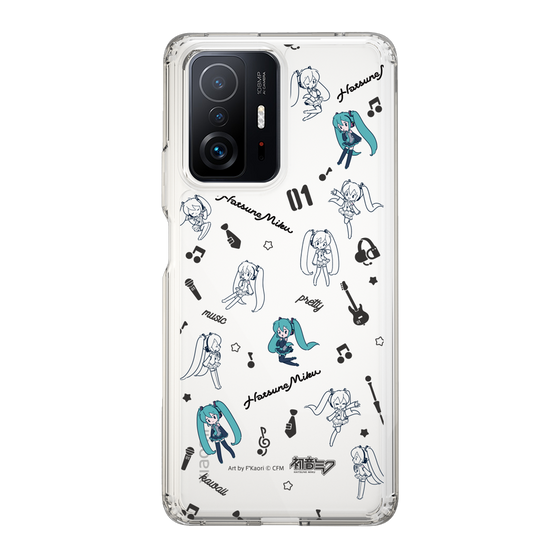Slim Protection Case［ HATSUNE MIKU - Instrumental - Monochrome ］