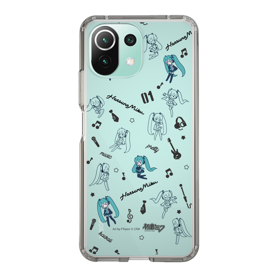Slim Protection Case［ HATSUNE MIKU - Instrumental - Monochrome ］