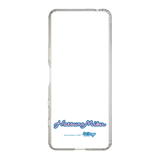 Slim Protection Case［ HATSUNE MIKU - Logo - Pink ］