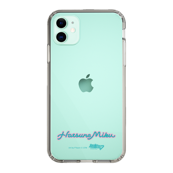 Slim Protection Case［ HATSUNE MIKU - Logo - Blue Green ］