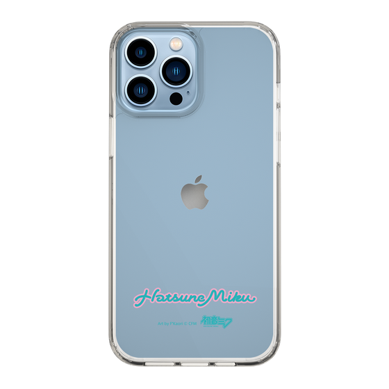 Slim Protection Case［ HATSUNE MIKU - Logo - Blue Green ］
