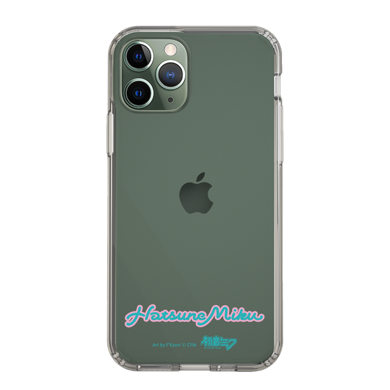 Slim Protection Case［ HATSUNE MIKU - Logo - Blue Green ］
