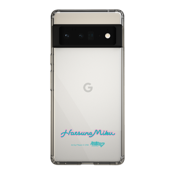 Slim Protection Case［ HATSUNE MIKU - Logo - Blue Green ］