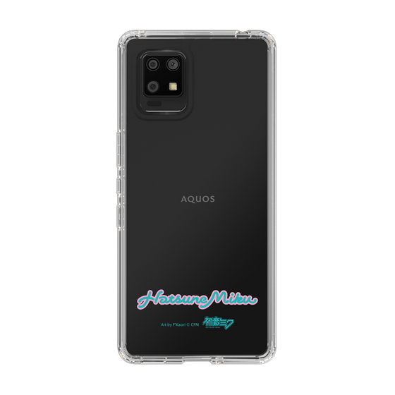 Slim Protection Case［ HATSUNE MIKU - Logo - Blue Green ］