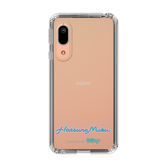 Slim Protection Case［ HATSUNE MIKU - Logo - Blue Green ］