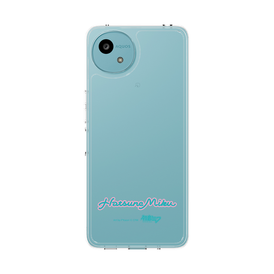 Slim Protection Case［ HATSUNE MIKU - Logo - Blue Green ］