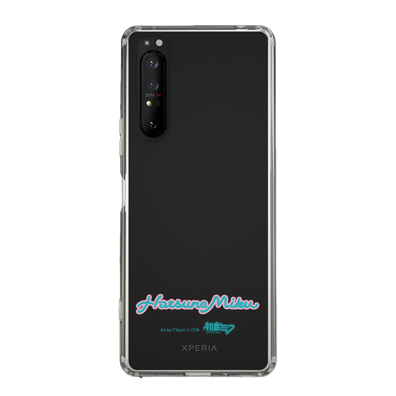 Slim Protection Case［ HATSUNE MIKU - Logo - Blue Green ］