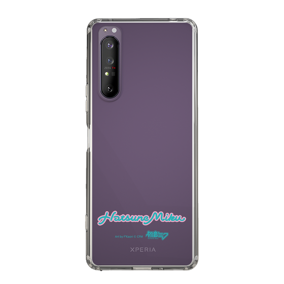 Slim Protection Case［ HATSUNE MIKU - Logo - Blue Green ］