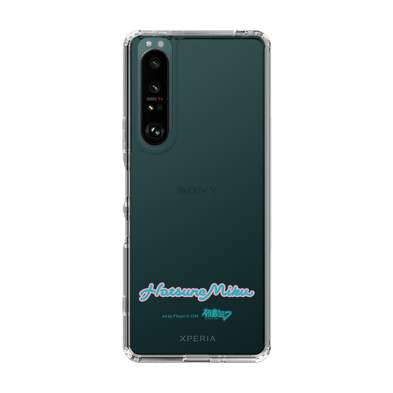 Slim Protection Case［ HATSUNE MIKU - Logo - Blue Green ］