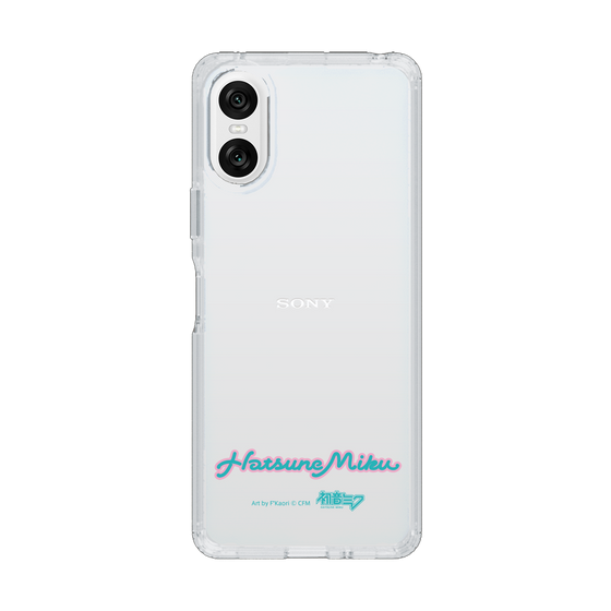 Slim Protection Case［ HATSUNE MIKU - Logo - Blue Green ］