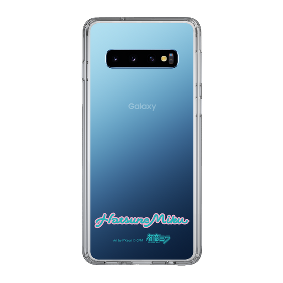 Slim Protection Case［ HATSUNE MIKU - Logo - Blue Green ］