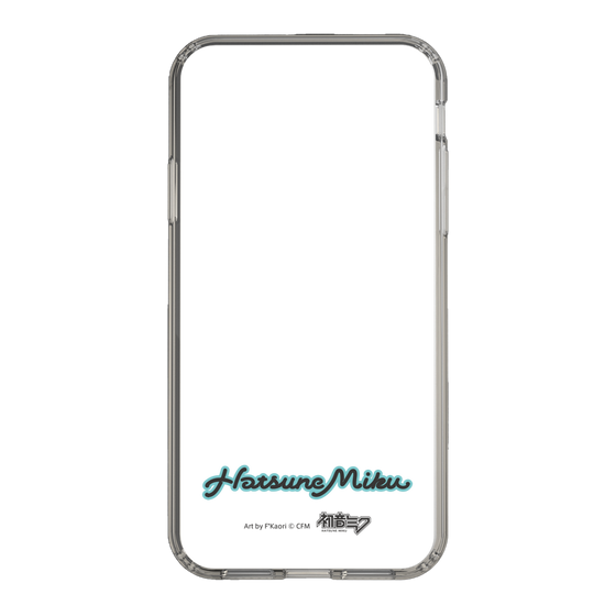 Slim Protection Case［ HATSUNE MIKU - Logo - Black ］