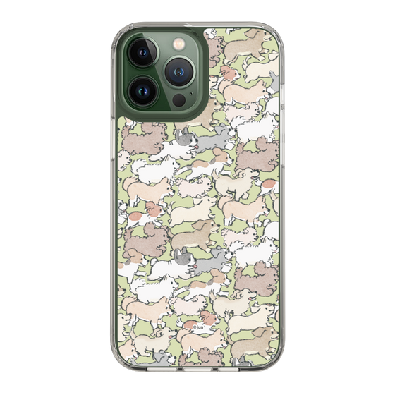 Slim Protection Case［ Hello, It's Dog - Full of Dogs ］