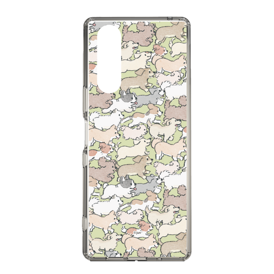 Slim Protection Case［ Hello, It's Dog - Full of Dogs ］