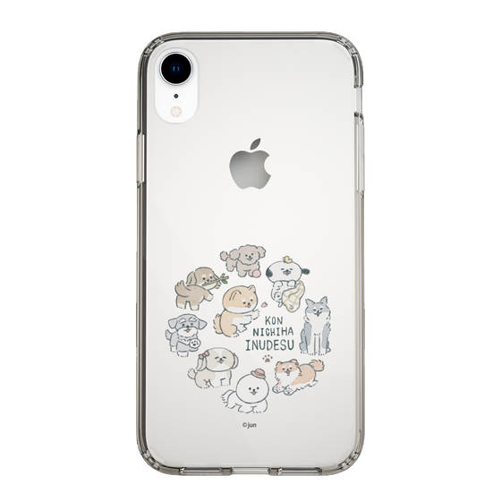 Slim Protection Case［ Hello, It's Dog - All Together - Clear ］
