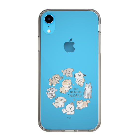Slim Protection Case［ Hello, It's Dog - All Together - Clear ］