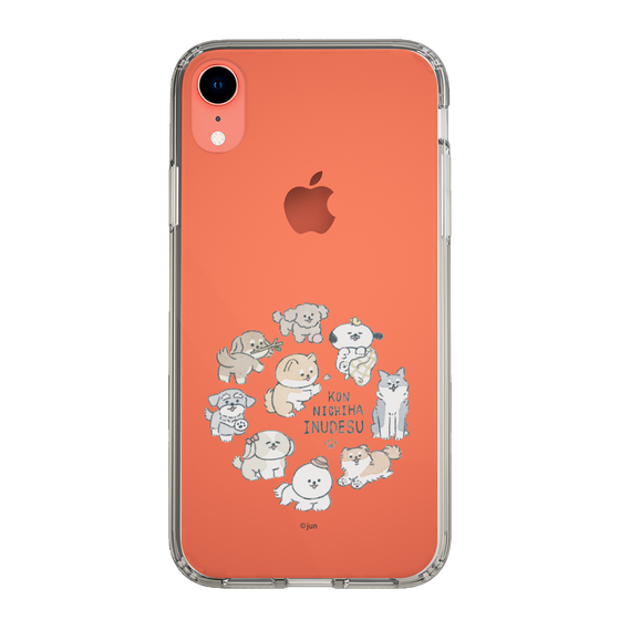 Slim Protection Case［ Hello, It's Dog - All Together - Clear ］