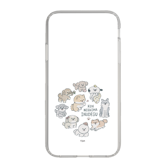 Slim Protection Case［ Hello, It's Dog - All Together - Clear ］